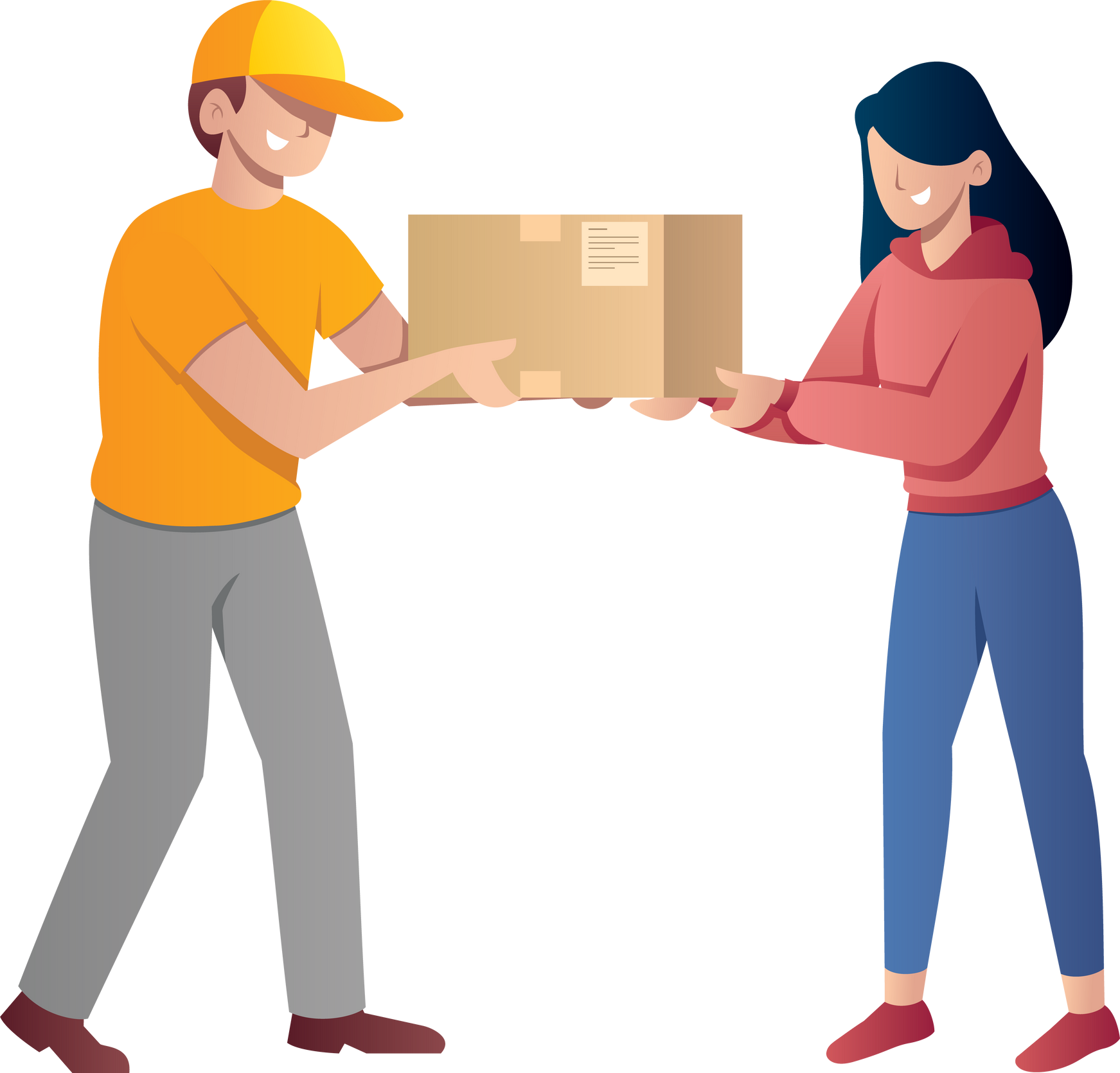 Package Delivery Illustration